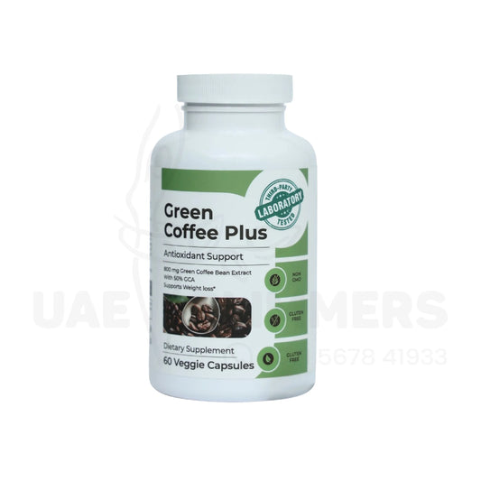 Green Coffee Plus Capsules
weight loss
Boost metabolism
coffee
bean
laperva
support
supplement
vegan
capsules
uae
dubai
abu dhabi
