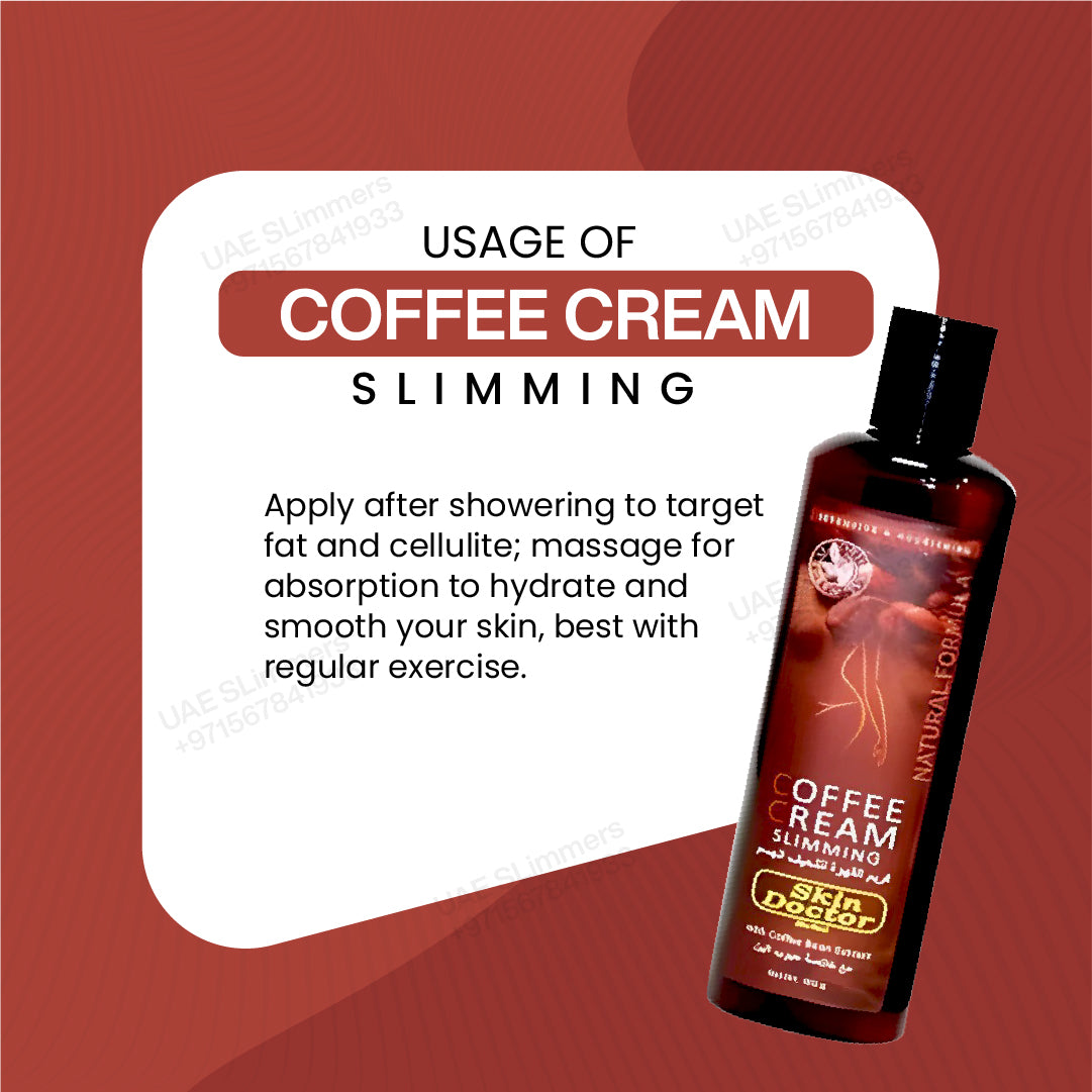 Coffee Cream Slimming Usage,uaeslimmers