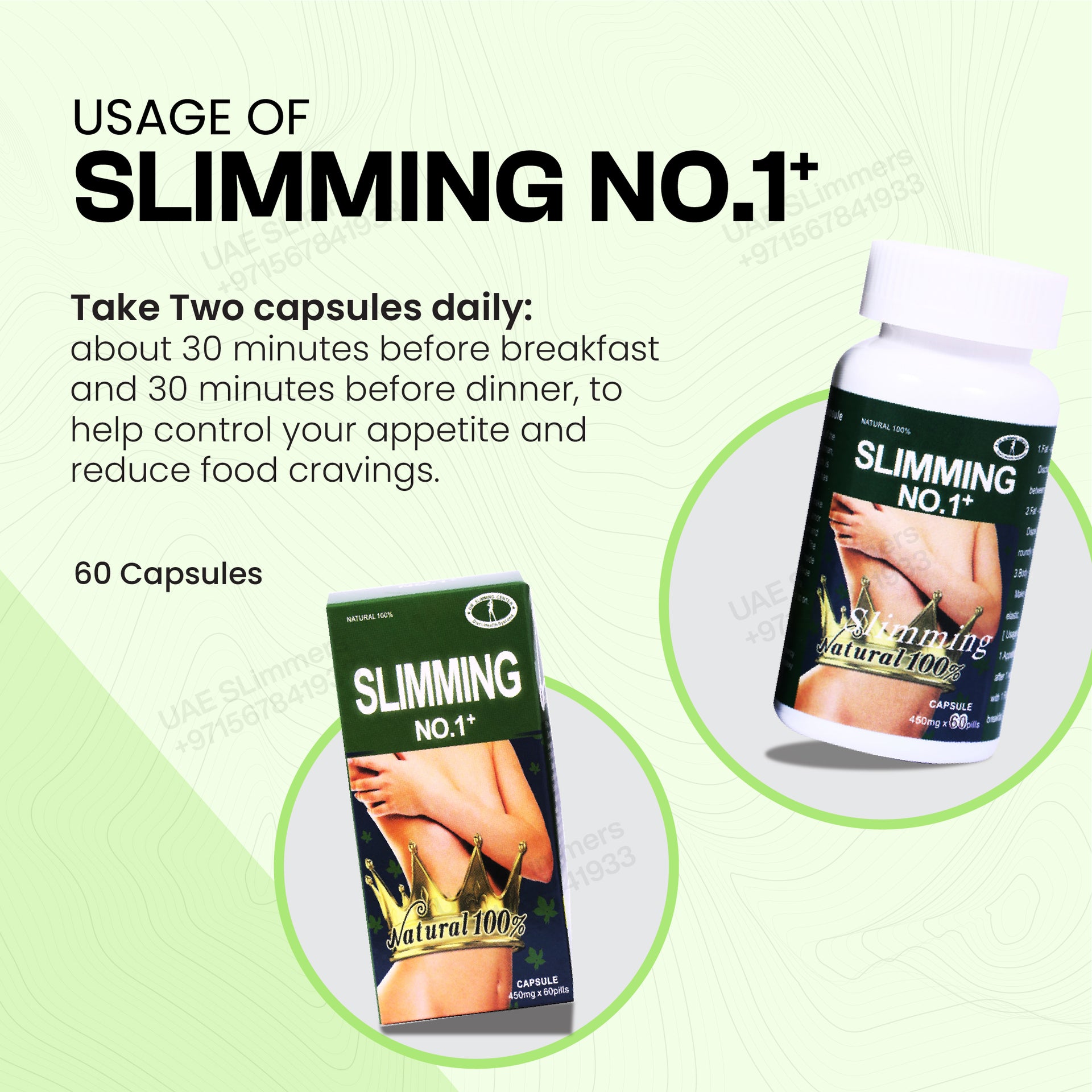 Slimming No.1+ Natural 100% Usage