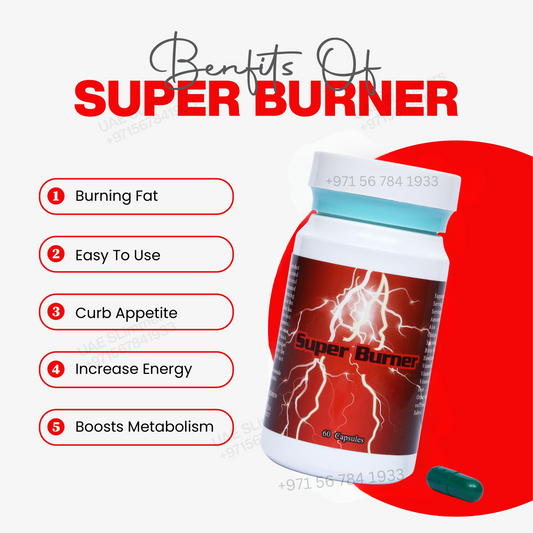 Super Burner 60 Capsules slimming  Benefits